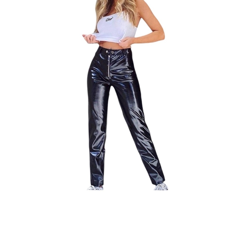 I.AM.GIA Glossy Black Outerwear